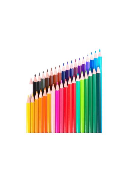 Imagem de kit lapis de cor 36 cores+hidrocor com carimbo 12 cores+lapiseira 0.7
