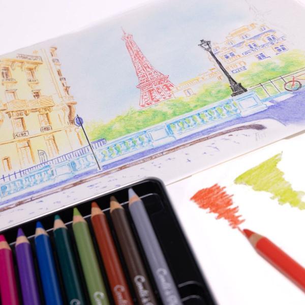 Imagem de Kit Lápis Pastel Seco Conté À Paris Com 6 Cores Paisagem