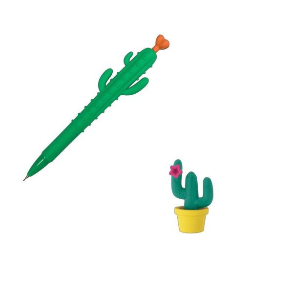 Imagem de Kit Lapiseira + Borracha Cactus - Tilibra