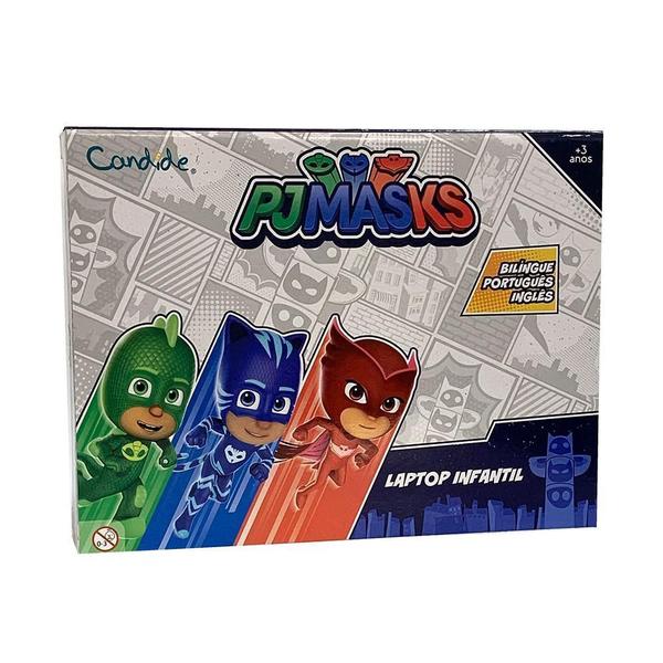 Imagem de Kit Laptop Do Pjmasks - Bilingue + Tapete Piano - Pilhas