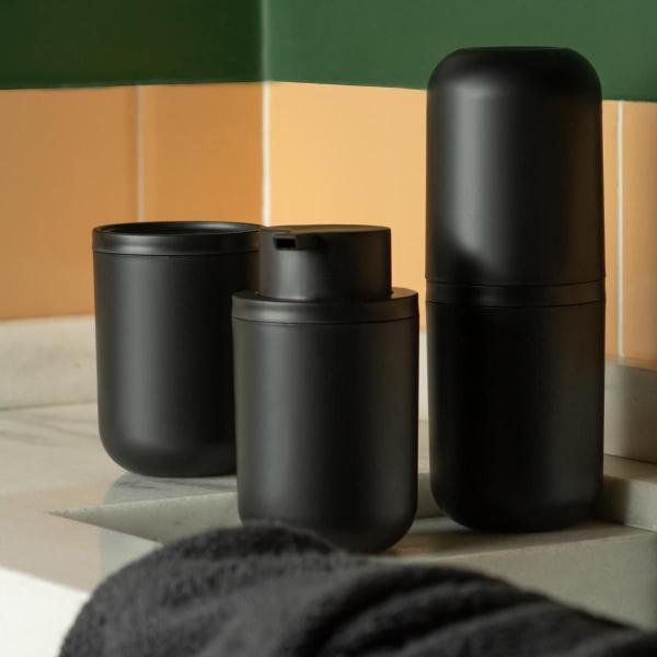 Imagem de Kit Lavabo Banheiro 6 Peças Preto Premium Resistente OU