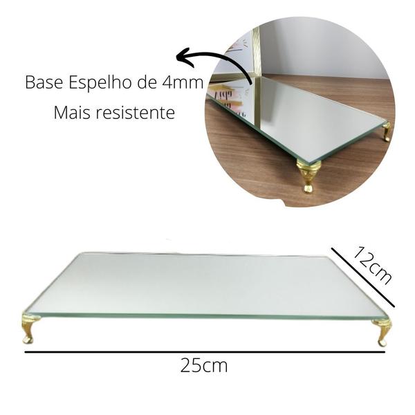 Kit Lavabo Difusor Porta Sabonete Bandeja Espelhada Organizadores Bancada Banheiro-Jogo Banheiro-Branco e Dourado - Luiggi Presentes Imagem de Kit Lavabo Difusor Porta Sabonete Bandeja Espelhada Organizadores Bancada Banheiro-Jogo Banheiro-Branco e Dourado