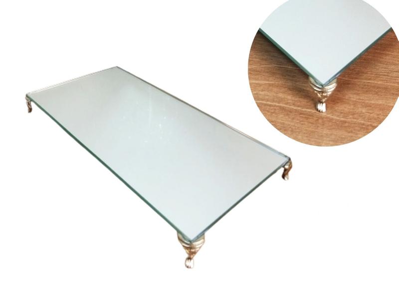 Kit Lavabo Difusor Porta Sabonete Bandeja Espelhada Organizadores Bancada Banheiro-Jogo Banheiro-Branco e Dourado - Luiggi Presentes Imagem de Kit Lavabo Difusor Porta Sabonete Bandeja Espelhada Organizadores Bancada Banheiro-Jogo Banheiro-Branco e Dourado