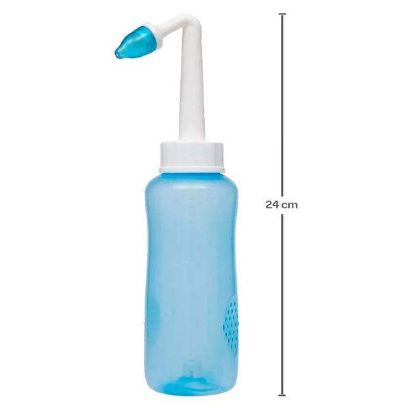 Imagem de Kit Lavador Nasal 300 ml 2 Bicos Uso Adulto e Infantil +0 Meses Buba