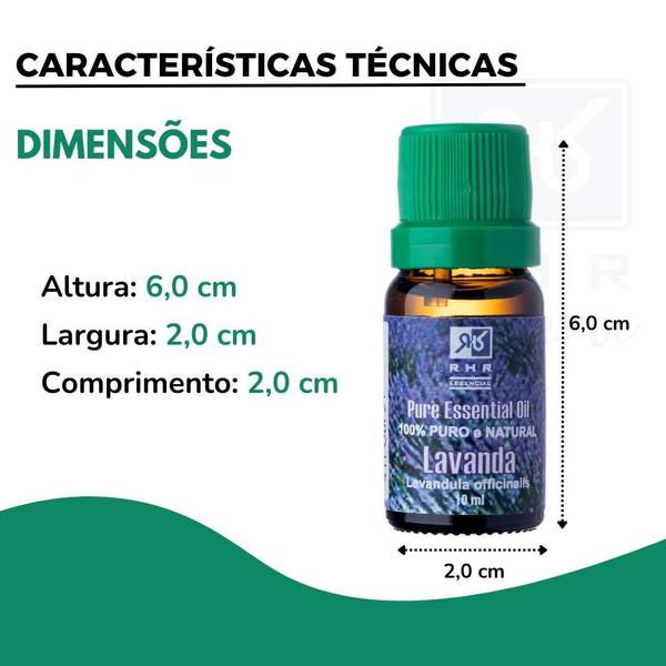 Imagem de Kit Lavanda + Alecrim + Laranja Doce 10ml 