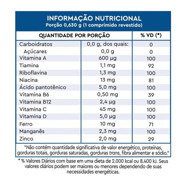 Imagem de Kit Lavitan A-Z Original Suplemento Alimentar 60 Comprimidos - 2 Unidades