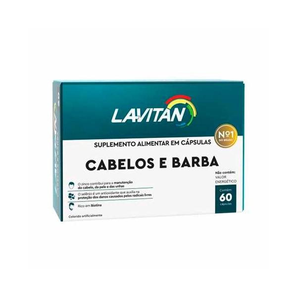 Imagem de Kit Lavitan Cabelos E Barba Com 6Un De 60 Cápsulas Cada