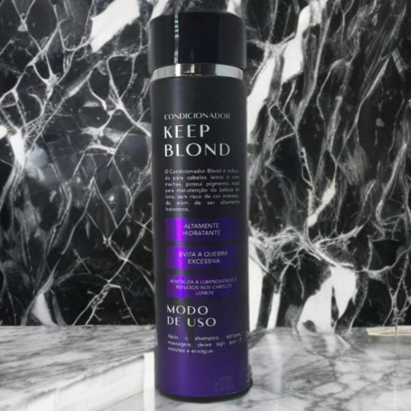 Imagem de Kit Leave + Condicionador + Shampoo Keepblond 300Ml - Hairs