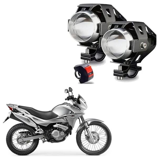 Imagem de Kit Led Farol Milha Moto Honda CG 125 1990 U5