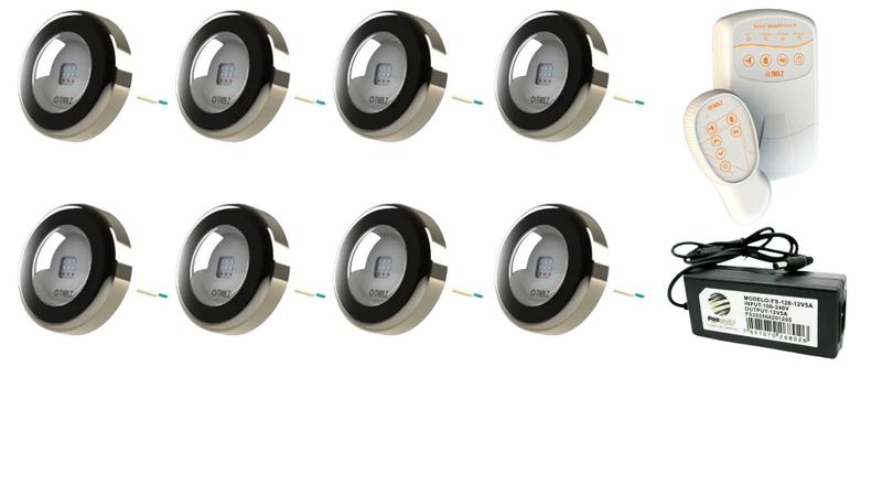 Imagem de Kit Led Piscina - Basic Smart Pool + 8 Leds Rgb 6w Tholz