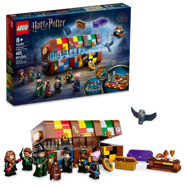 Imagem de Kit LEGO Harry Potter Hogwarts Magical Trunk 76399 (603 Peças) - Brinquedo Colecionável com Minifiguras