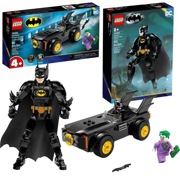 Imagem de Kit Lego Super Figura Batman e Perseguiçao Batmobilet