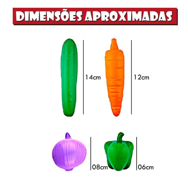 Imagem de Kit Legumes De Brinquedo C/ 10 Peças 8509 - Braskit