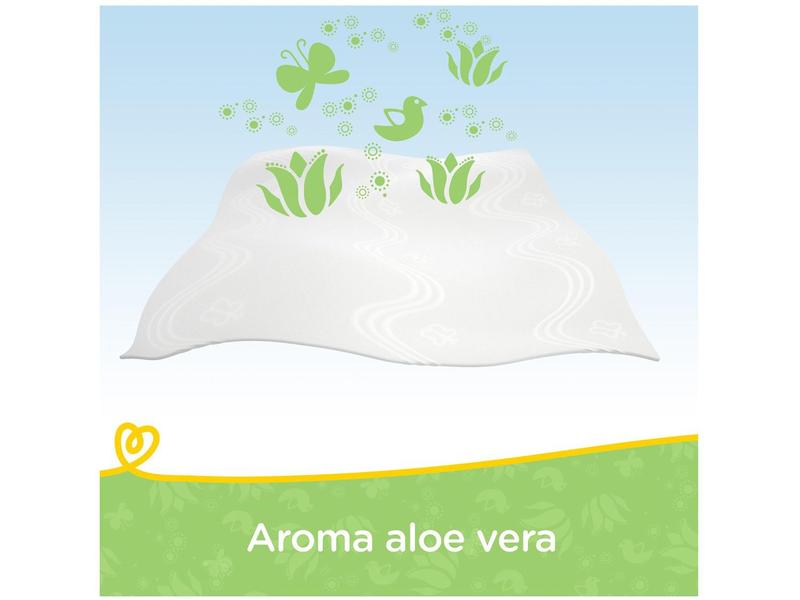 Imagem de Kit Lenço Umedecido Pampers Aroma de Aloe Vera