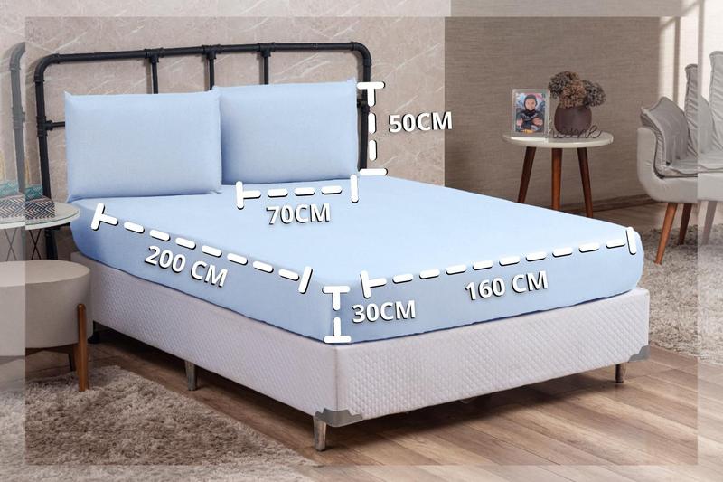 Kit Lençol Queen Size 100% Algodão Percal 200 Fios 3 peças - MF ENXOVAIS Imagem de Kit Lençol Queen Size 100% Algodão Percal 200 Fios 3 peças