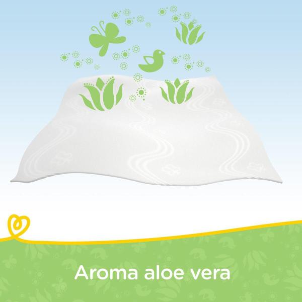 Imagem de Kit Lenços Umedecidos Pampers Aloe Vera com 576 unidades