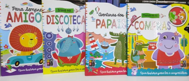 kit ler e compartilhar com 4 livros - pé da letra Imagem de kit ler e compartilhar com 4 livros