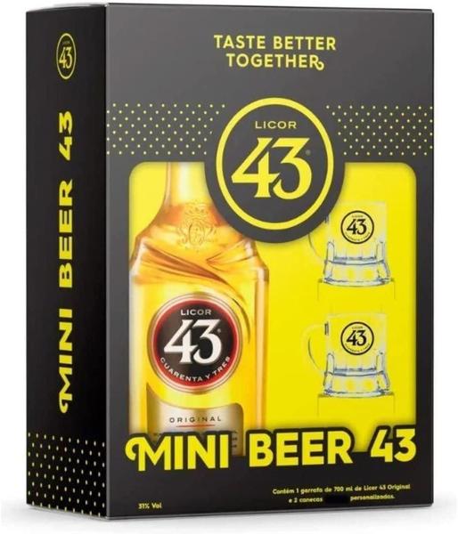 Imagem de   Kit Licor 43 700 ml + 2 Mini Canecas