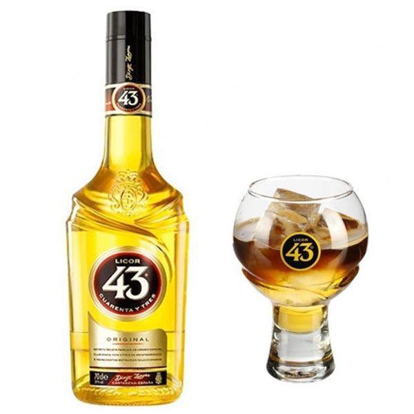 Kit Licor 43 700 Ml + Copo Personalizado - DIEGO ZAMORA Imagem de Kit Licor 43 700 Ml + Copo Personalizado