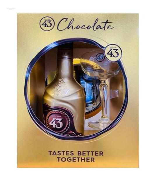 Imagem de Kit Licor 43 Cuarenta Y Tres 700ml Chocolate + Taça Original