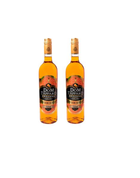 Imagem de Kit Licor Creme de Pêssego Dom Tápparo 750ml 2 unidades