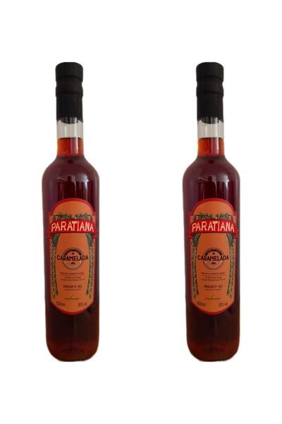 Kit Licor de Cachaça Paratiana Caramelada 500ml - 2 unidades Imagem de Kit Licor de Cachaça Paratiana Caramelada 500ml - 2 unidades