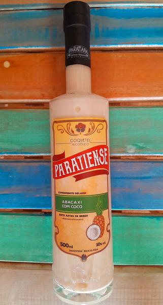 Imagem de Kit Licor Paratiense Abacaxi Com Coco Paraty 500ml 3unidades