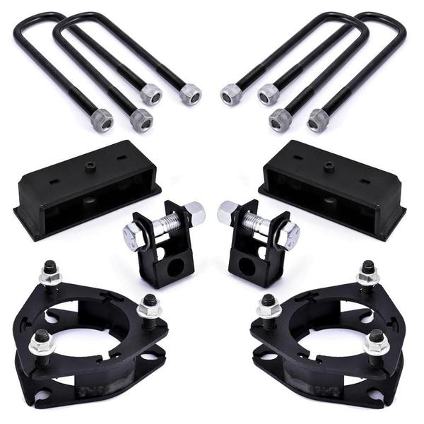 Imagem de Kit Lift Calço Suspensao Dianteiro Traseiro 5Cm Hilux 2010