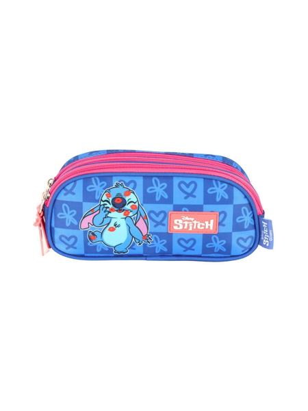 Imagem de Kit Lilo Stitch Mochila,Lancheira E Estojos - Azul