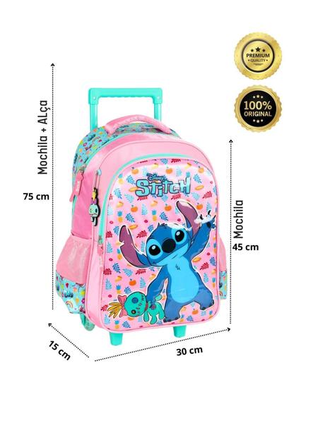 Imagem de Kit Lilo Stitch Mochila Lancheira Estojo Box Garrafa Pl 1552