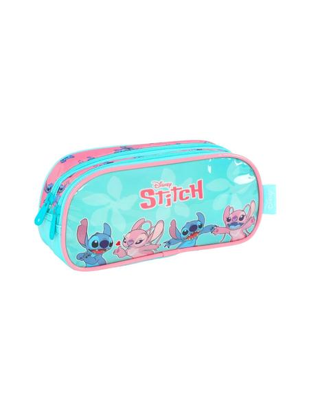 Imagem de Kit Lilo Stitch Mochila Rodas Lancheira Estojo