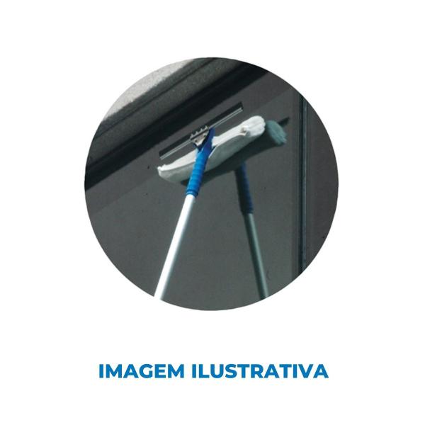 Imagem de Kit Limpa Vidros Com Rodo 25cm e Cabo 50cm e Extensor 6 Metros