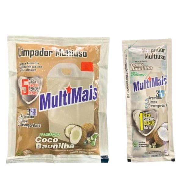 Imagem de Kit Limpador Multiuso Coco Baunilha 150/35g - Multimax