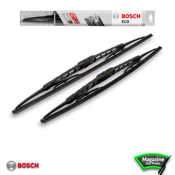 Imagem de Kit Limpador Parabrisa Passat 1974 a 1989 Palheta Dianteira Original Eco Bosch