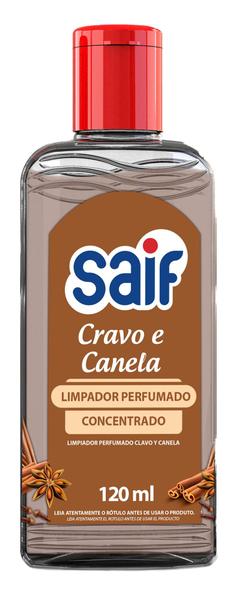 Imagem de Kit Limpador Perfumado Concentrado Cravo e Canela Saif 120ml - 2 unds