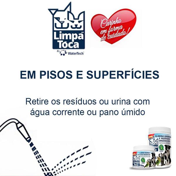 Imagem de KIT LIMPATÓCA C/ 3 POTES DE 150 G - Elimina Odores Pet  - Tira cheiro de xixi