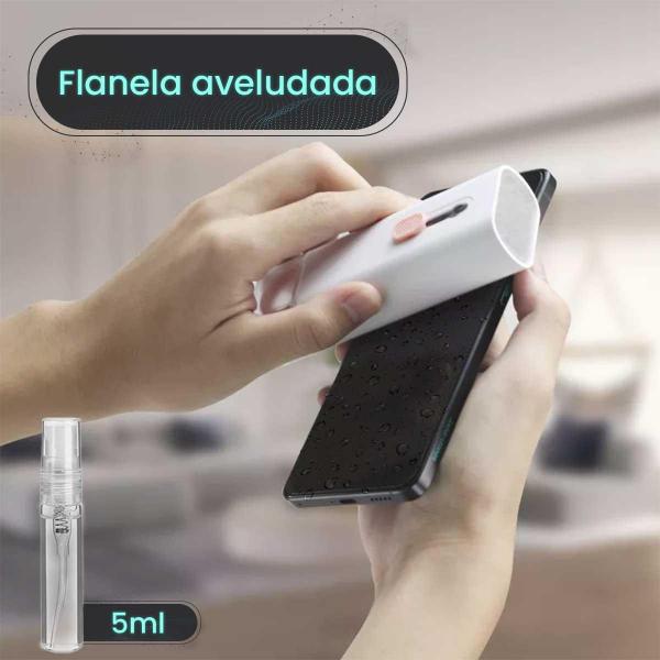 Imagem de Kit Limpeza 7 Em 1 Escova Multiuso Teclados Fones Ouvido E