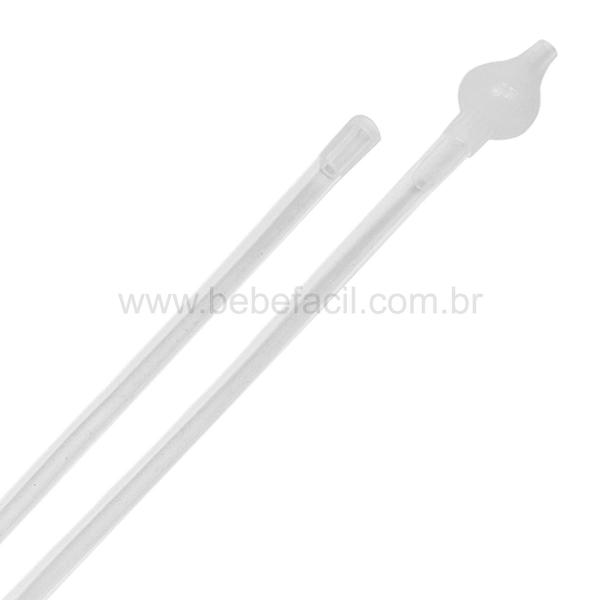 Imagem de Kit Limpeza Aspirador Nasal de Sucção e Seringa (6m+) Buba