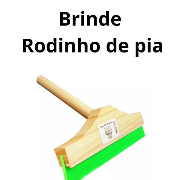 Imagem de Kit Limpeza Brincando  infantil 4 peças Vassouras Pá Rôdo 