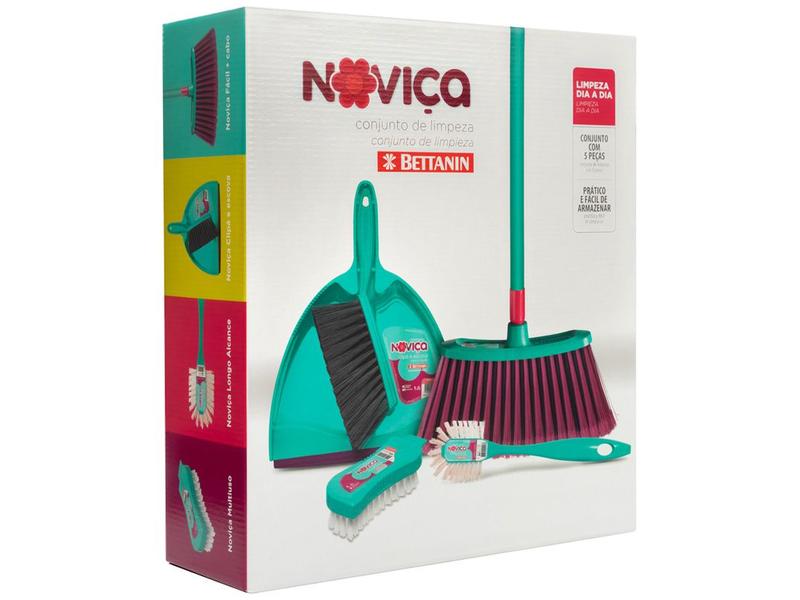 Kit Limpeza Noviça BT003K - 5 Peças Kit Limpeza Noviça BT003K - 5 Peças