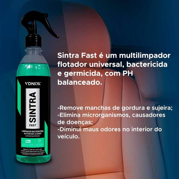 Imagem de Kit Limpeza Sintra Pro 3 Litros + Sintra Fast 500ml Vonixx