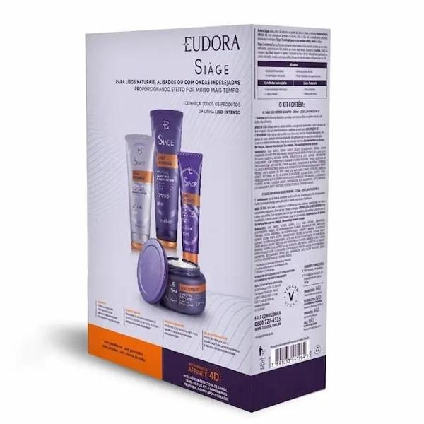 Imagem de Kit Liso Intenso Eudora Siage Shampoo + Condicionador