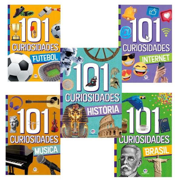 Kit Livro - Coleção 101 Curiosidades - Ciranda Cultural - Livros
