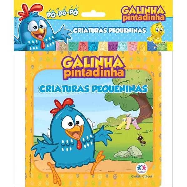 Imagem de Kit Livro Galinha Pintadinha - 365 Desenhos para Colorir + Banho Galinha Pintadinha Criaturas Pequeninas