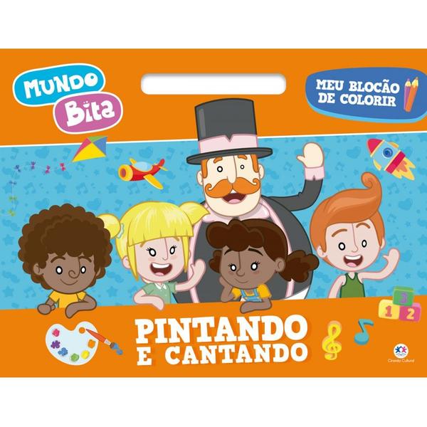 Imagem de Kit livro infantil blocão de colorir.