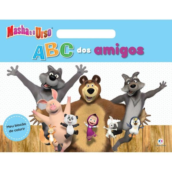 Imagem de Kit livro infantil blocão de colorir divertido.