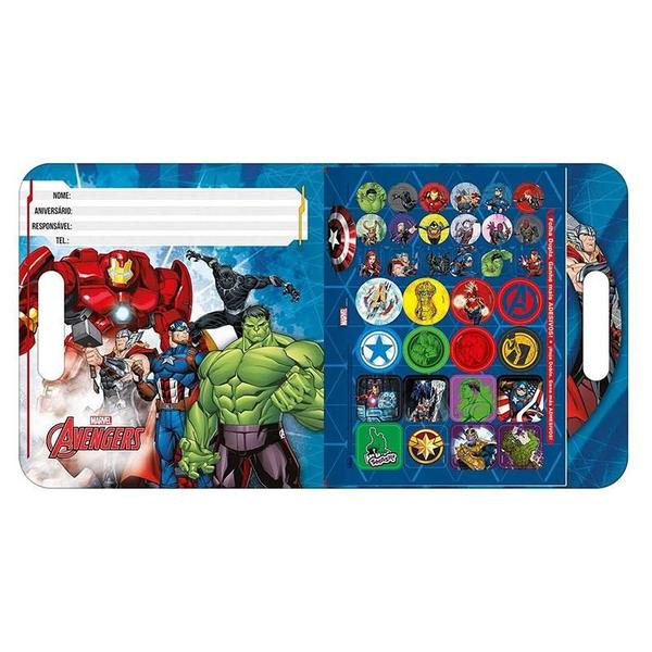 Kit Livro para Colorir Maleta Avengers e Lápis de Cor 4449 - Tilibra - Tendtudo Imagem de Kit Livro para Colorir Maleta Avengers e Lápis de Cor 4449 - Tilibra