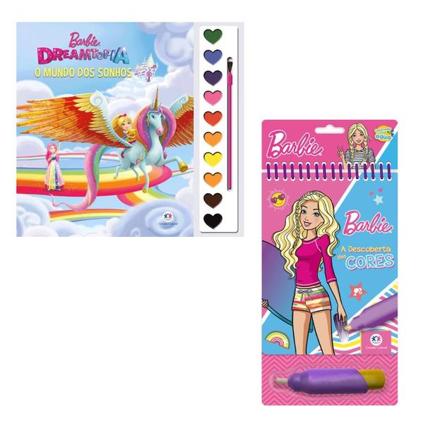 Imagem de Kit livros Colorindo com Água Barbie