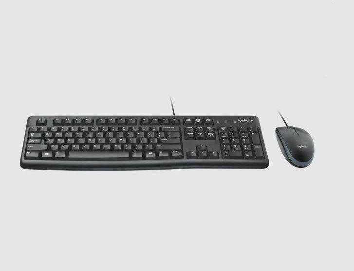 Imagem de Kit Logitech Teclado e Mouse USB MK120 Preto 