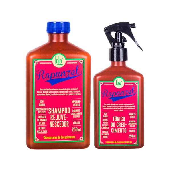 Kit Lola Cosmétics Crescimento Rapunzel - Shampoo e Tônico Capilar De Crescimento - LOLA C... Kit Lola Cosmétics Crescimento Rapunzel - Shampoo e Tônico Capilar De Crescimento - LOLA C...